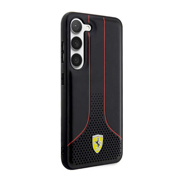 Etui Do Samsung Galaxy S23+ Ferrari Perforated 296P Collection Czarny