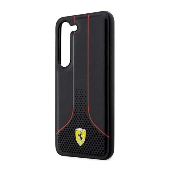 Etui Do Samsung Galaxy S23+ Ferrari Perforated 296P Collection Czarny