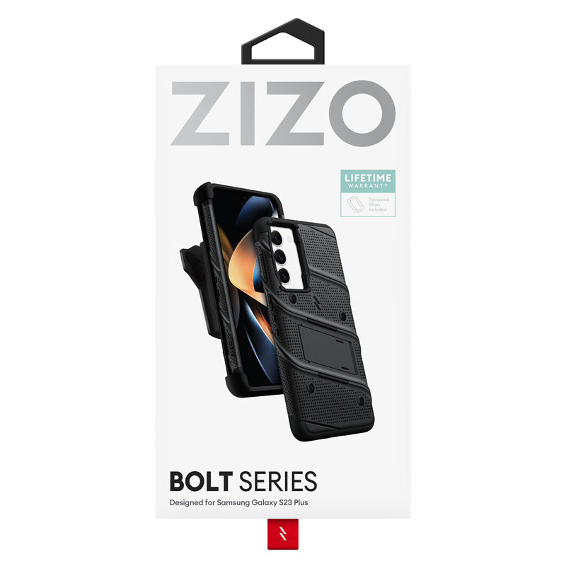 Etui Pancerne Do Samsung Galaxy S23+ Ze Szkłem...