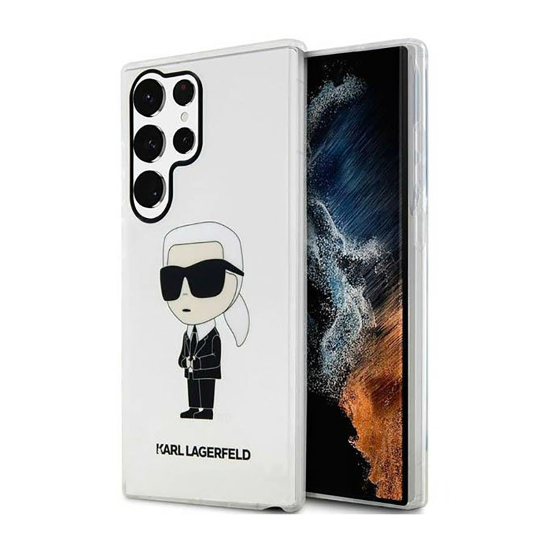 Etui Do Samsung Galaxy S23 Ultra Karl Lagerfeld Iml NFT Ikonik Przezroczysty