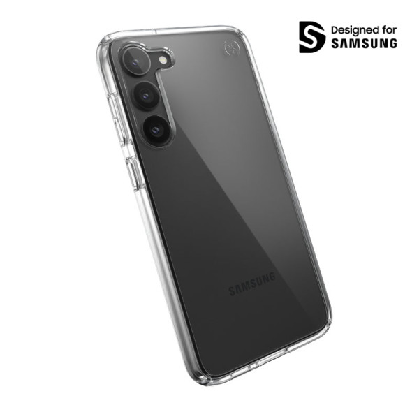 Etui Do Samsung Galaxy S23+ Z Powłoką Microban Speck Presidio Perfect-Clear Przezroczysty