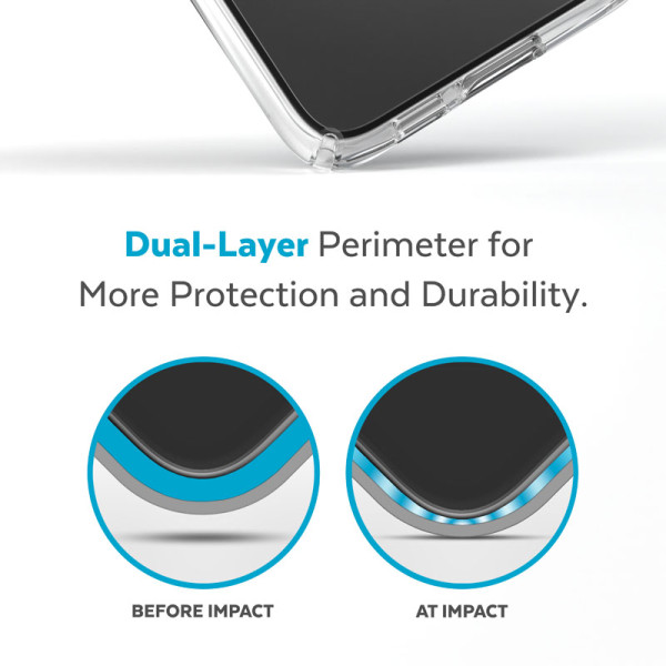 Etui Do Samsung Galaxy S23+ Z Powłoką Microban Speck Presidio Perfect-Clear Przezroczysty