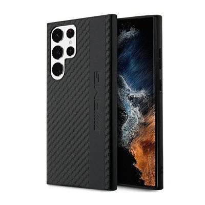 Etui Do Samsung Galaxy S23 Ultra AMG Carbon Stripe & Embossed Czarny