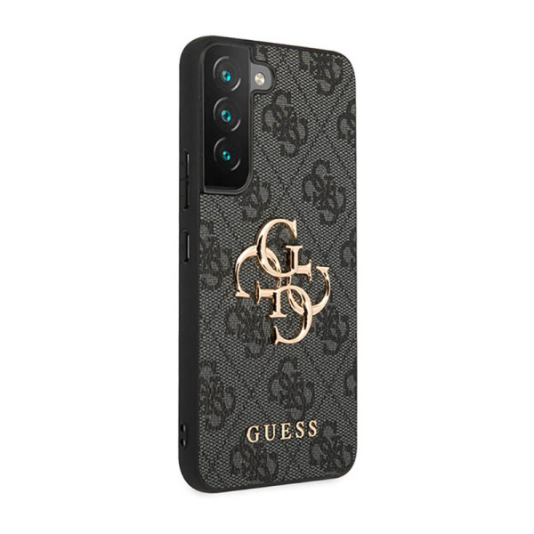 Etui Do Samsung Galaxy S23 Guess 4G Big Metal Logo Szary