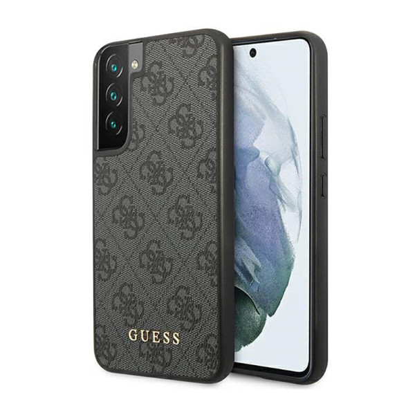Etui Do Samsung Galaxy S23 Guess 4G Metal Logo Szary
