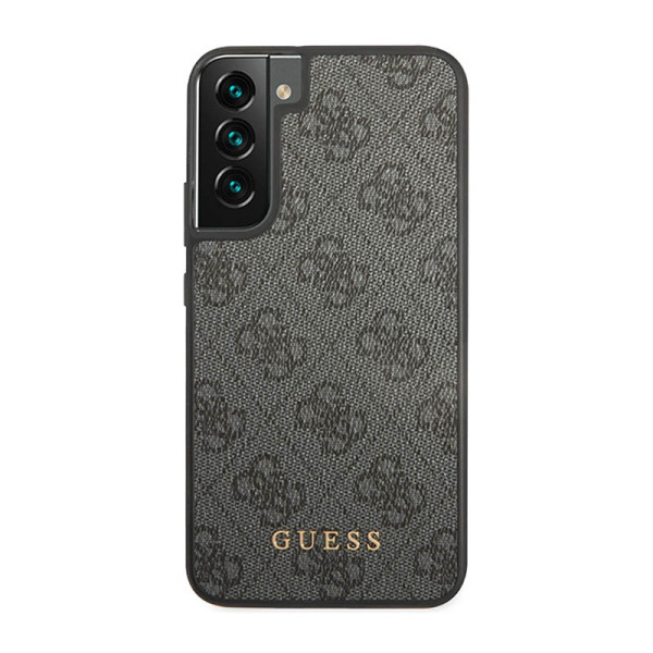 Etui Do Samsung Galaxy S23 Guess 4G Metal Logo Szary