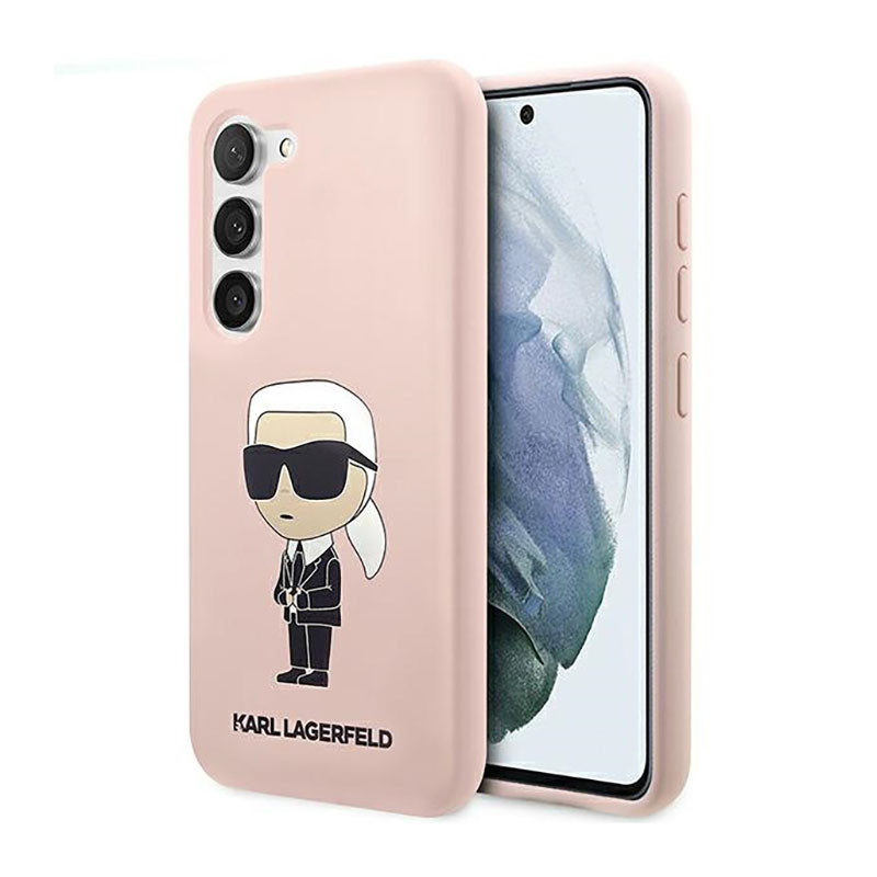 Etui Do Samsung Galaxy S23 Karl Lagerfeld Silicone NFT Ikonik Różowy