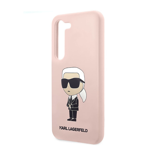 Etui Do Samsung Galaxy S23 Karl Lagerfeld Silicone NFT Ikonik Różowy