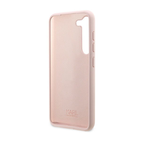 Etui Do Samsung Galaxy S23 Karl Lagerfeld Silicone NFT Ikonik Różowy