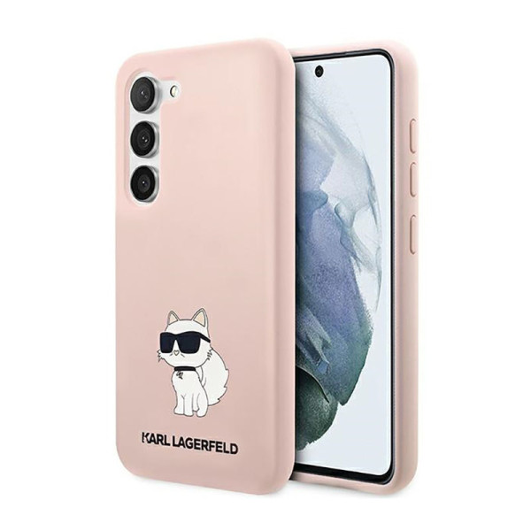 Etui Do Samsung Galaxy S23 Karl Lagerfeld Silicone NFT Choupette Różowy