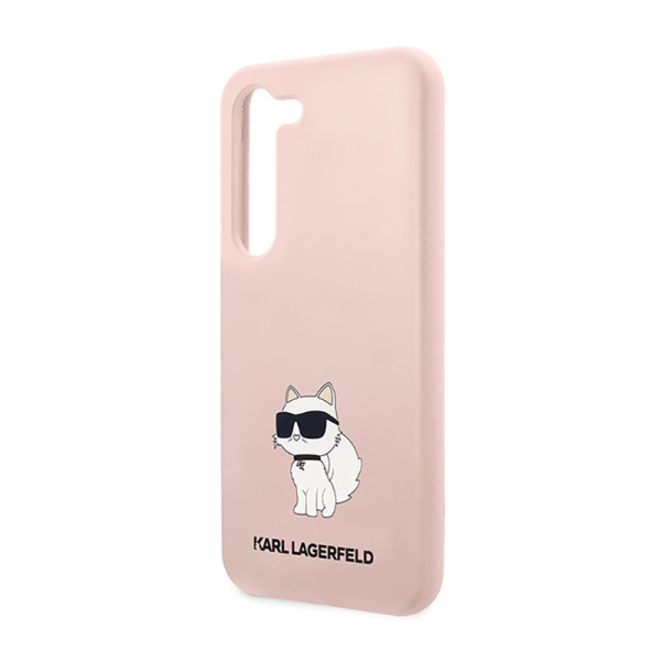 Etui Do Samsung Galaxy S23 Karl Lagerfeld Silicone NFT Choupette Różowy