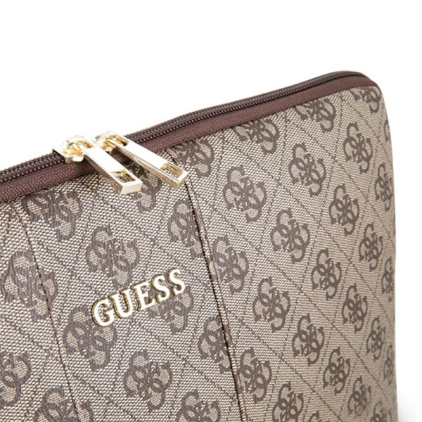 Etui Na Notebooka 13 " Guess 4G Uptown Computer Sleeve Brązowy