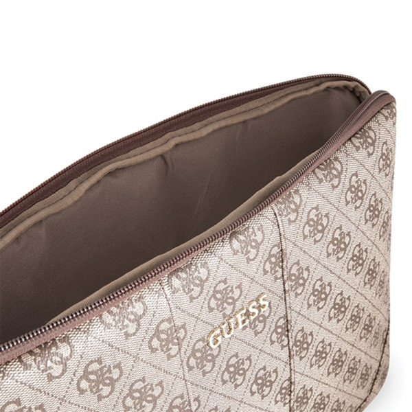 Etui Na Notebooka 13 " Guess 4G Uptown Computer Sleeve Brązowy
