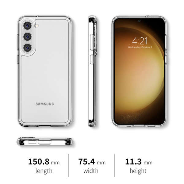 Etui Do Samsung Galaxy S23 Crong Crystal Shield Cover Przezroczysty