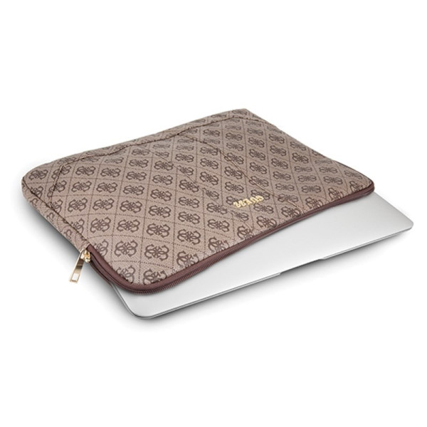 Etui Na Notebooka 13 " Guess 4G Uptown Computer Sleeve Brązowy
