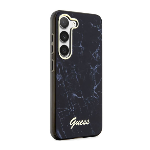 Etui Do Samsung Galaxy S23 Guess Marble Collection Czarny