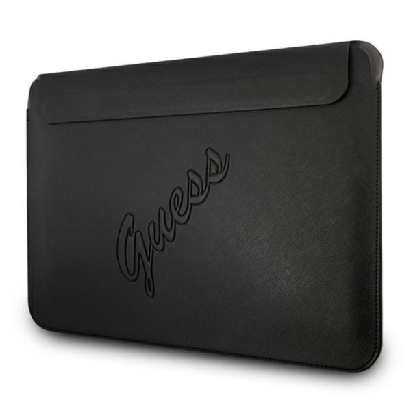 Etui Na Notebooka 13 " Guess Saffiano Script Computer Sleeve Czarny