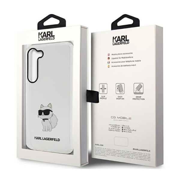 Etui Do Samsung Galaxy S23 Karl Lagerfeld Iml NFT Choupette Przezroczysty