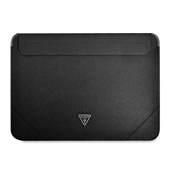 Etui Na Notebooka 13 " / 14 " Guess Saffiano Triangle Logo Sleeve Czarny