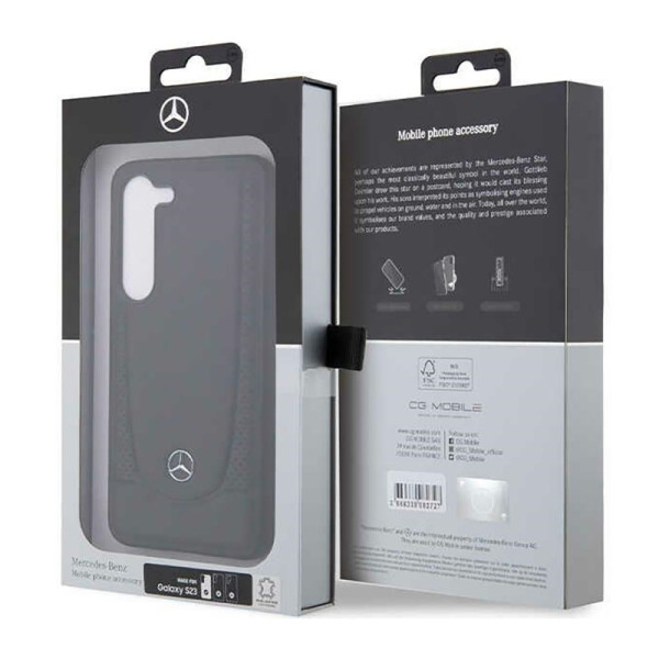 Etui Do Samsung Galaxy S23 Mercedes Leather Urban Line Czarny