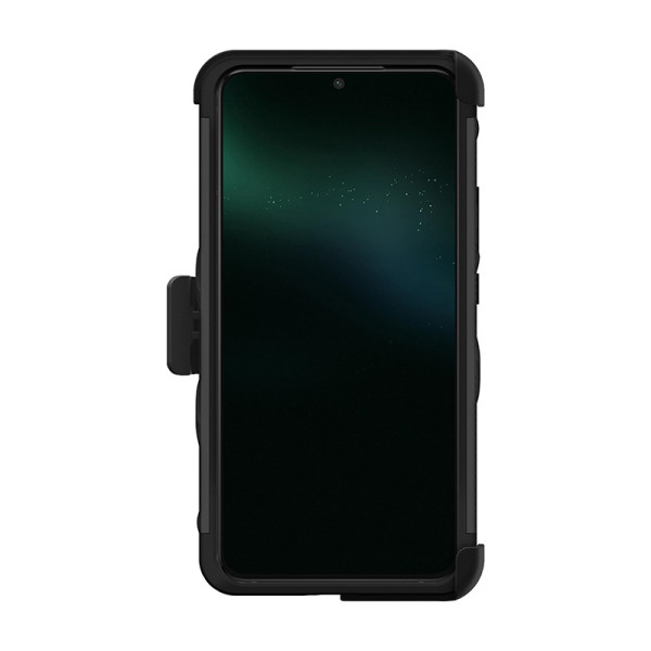 Etui Pancerne Do Samsung Galaxy S22+ Ze Szkłem 9H Na Ekran + Uchwyt Z Podstawką Zizo Bolt Series Czarny
