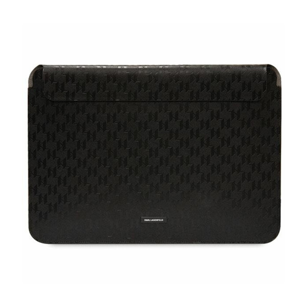Etui Na Notebooka 14 " Karl Lagerfeld Saffiano Monogram Plaque Sleeve Czarny