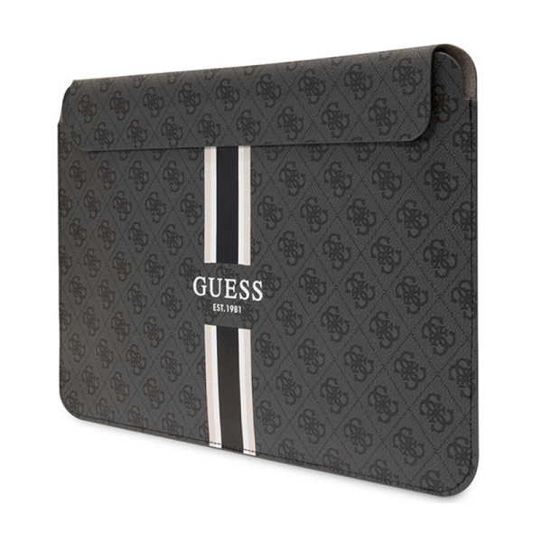 Etui Na Notebooka 14 " Guess 4G Printed Stripes Computer Sleeve Czarny