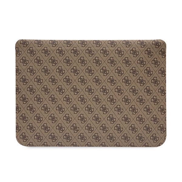 Etui Na Notebooka 14 " Guess 4G Printed Stripes Computer Sleeve Brązowy