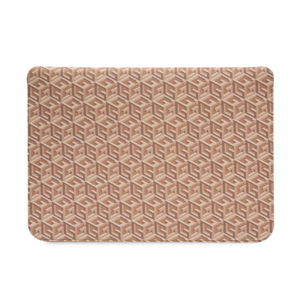 Etui Na Notebooka 14 " Guess Gcube Stripes Computer Sleeve Brązowy