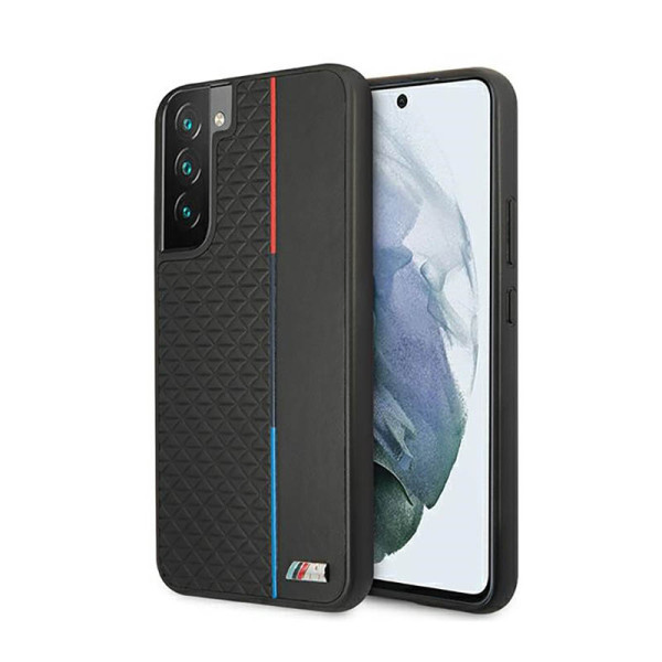 Etui Do Samsung Galaxy S22+ BMW M Collection Triangles Czarny