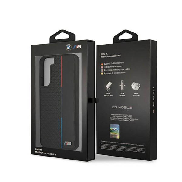 Etui Do Samsung Galaxy S22+ BMW M Collection Triangles Czarny