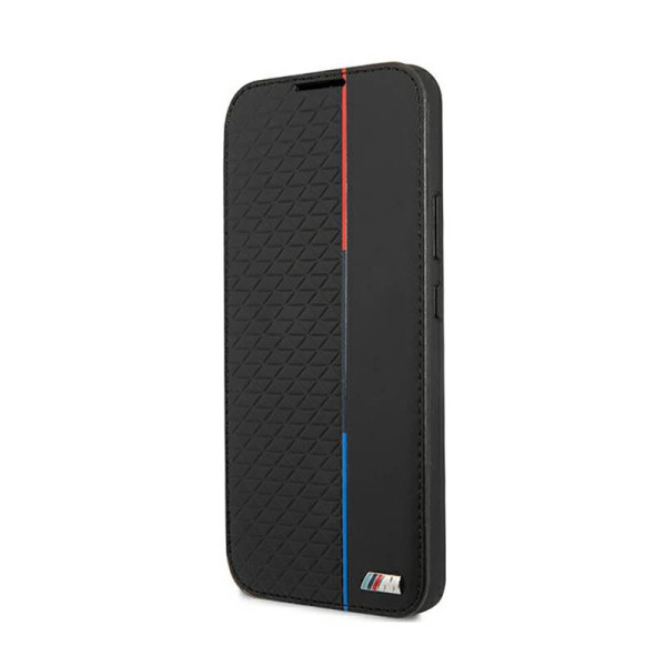 Etui Do Samsung Galaxy S22+ BMW Booktype M Collection Triangles Czarny