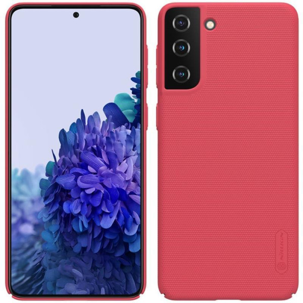Etui Do Samsung Galaxy S21+ Nillkin Super Frosted Shield Czerwony