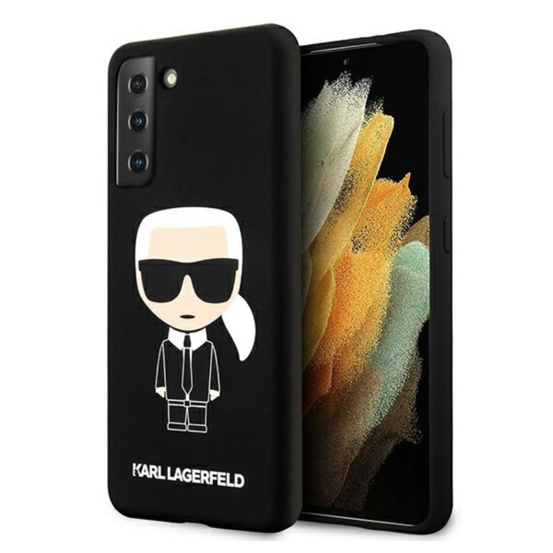 Etui Do Samsung Galaxy S21+ Karl Lagerfeld Fullbody Silicone Iconic Czarny