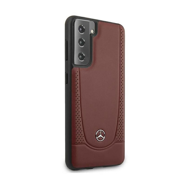 Etui Do Samsung Galaxy S21+ Mercedes Leather Urban Line Czerwony