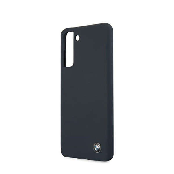 Etui Do Samsung Galaxy S21+ BMW Silicone Signature Logo Niebieski