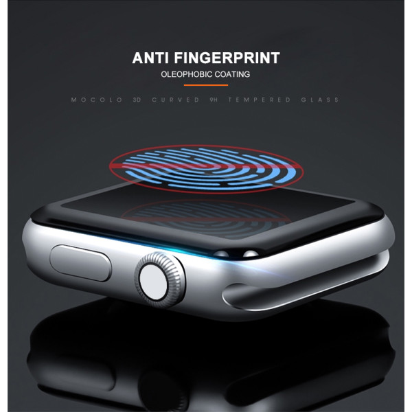 Szkło Ochronne Na Ekran Apple Watch 45 mm Mocolo 3D Glass Full Glue