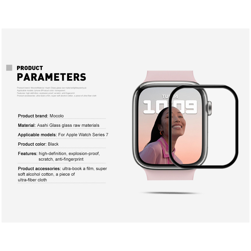 Szkło Ochronne Na Ekran Apple Watch 45 mm...