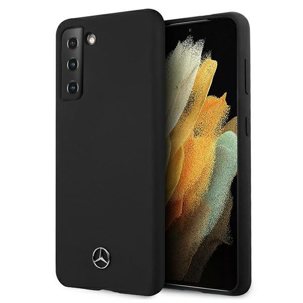 Etui Do Samsung Galaxy S21 mercedes Silicone Line Czarny