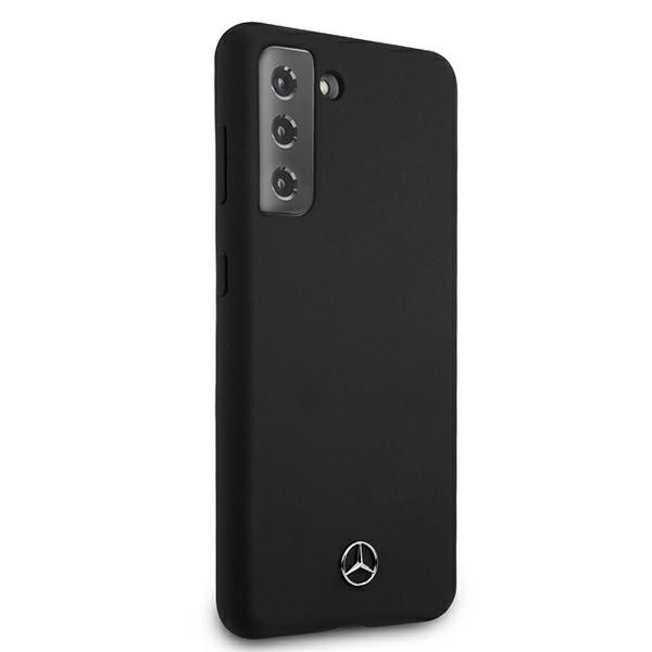 Etui Do Samsung Galaxy S21 mercedes Silicone Line Czarny