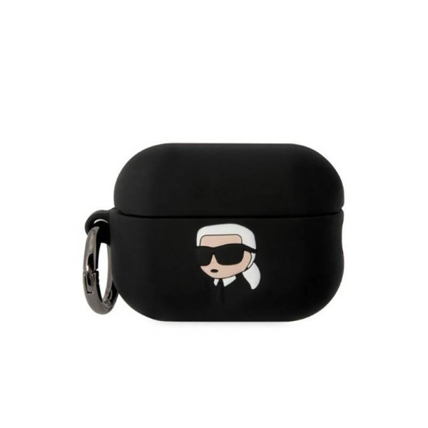 Etui Do AirPods Pro 2 Karl Lagerfeld Silicone NFT Karl Head 3D Czarny