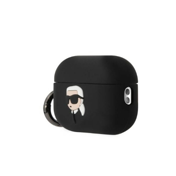 Etui Do AirPods Pro 2 Karl Lagerfeld Silicone NFT Karl Head 3D Czarny