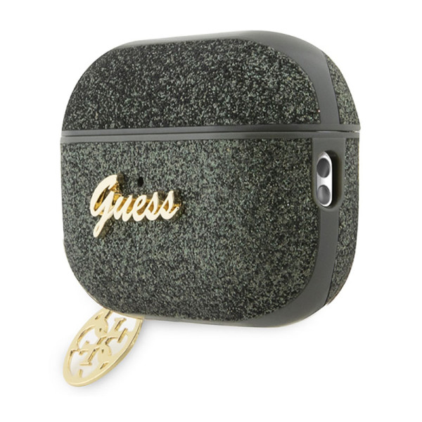 Etui Do AirPods Pro 2 Guess 4G Glitter Flake Zielony