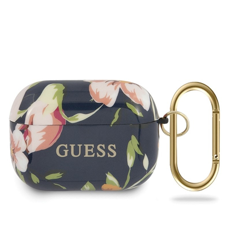 Etui Do AirPods Pro Guess Flower Collection N3 Niebieski