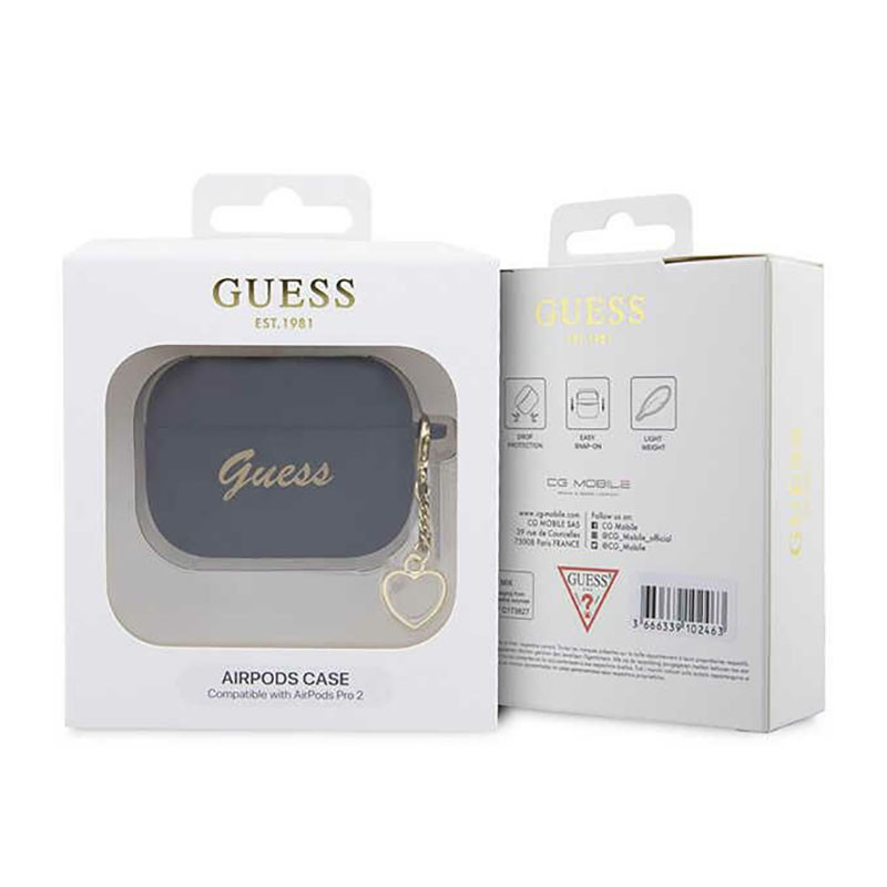 Etui Do AirPods Pro 2 Guess Silicone Heart...