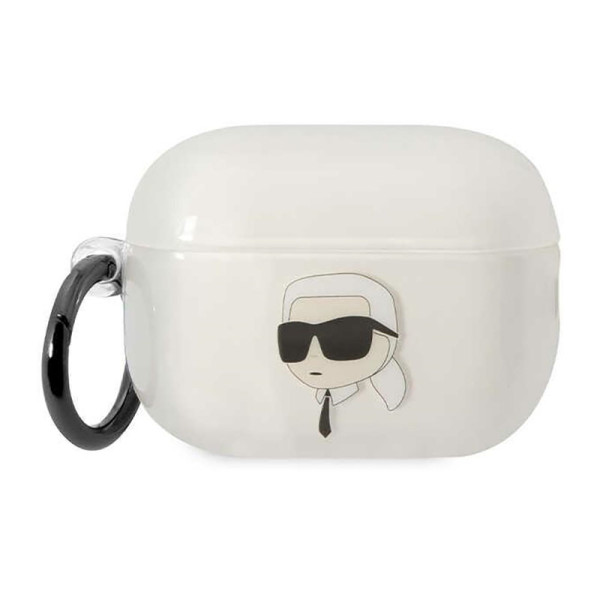 Etui Do AirPods Pro 2 Karl Lagerfeld NFT Ikonik Karl Head Przezroczysty