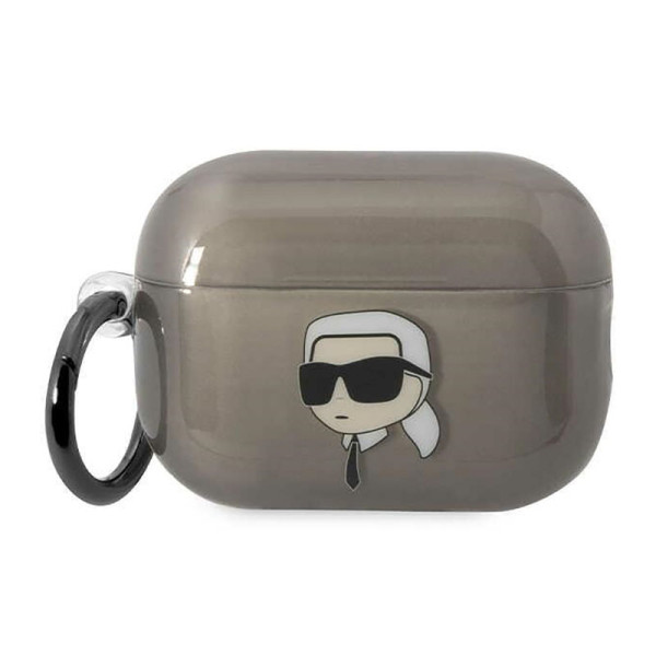 Etui Do AirPods Pro 2 Karl Lagerfeld NFT Ikonik Karl Head Czarny