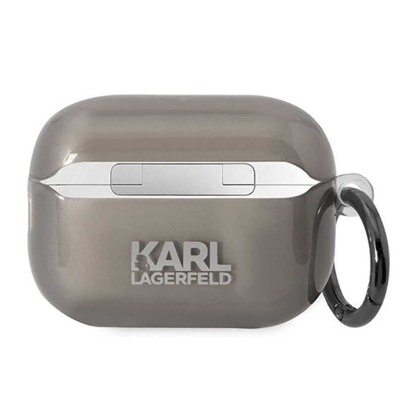 Etui Do AirPods Pro 2 Karl Lagerfeld NFT Ikonik Karl Head Czarny