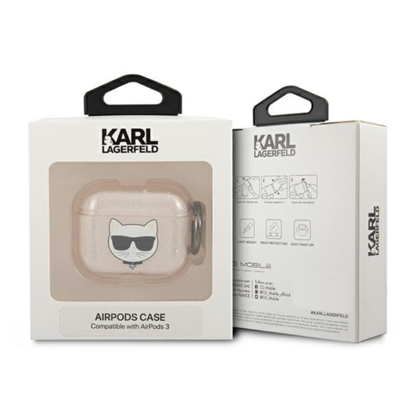 Etui Do AirPods 3 Karl Lagerfeld Choupette Head...