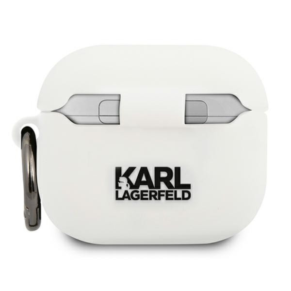 Etui Do Apple AirPods 3 Karl Lagerfeld Choupette 3D Biały